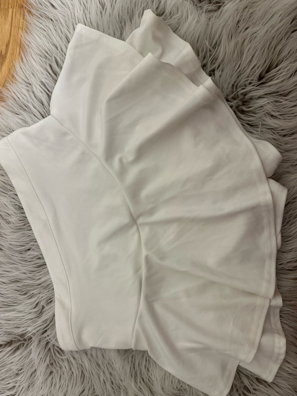 White Soft-Look Skirt
